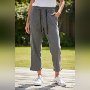 Marika Women's Gray Joggers with Black Drawstring